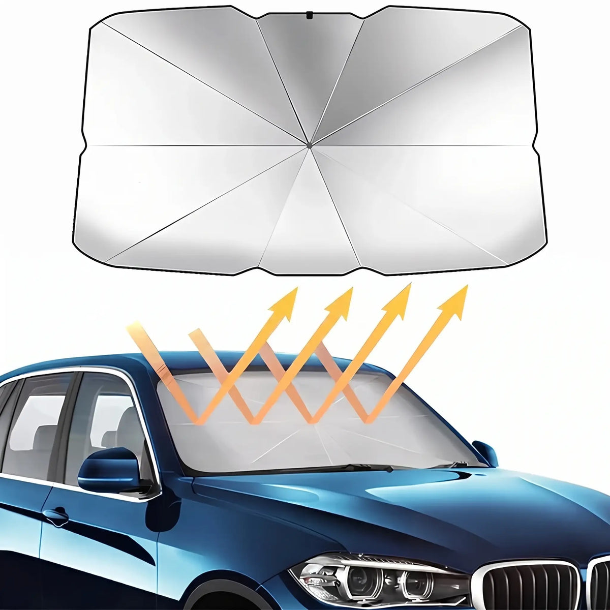 Inovile - Pare-soleil de voiture pliable et pratique
