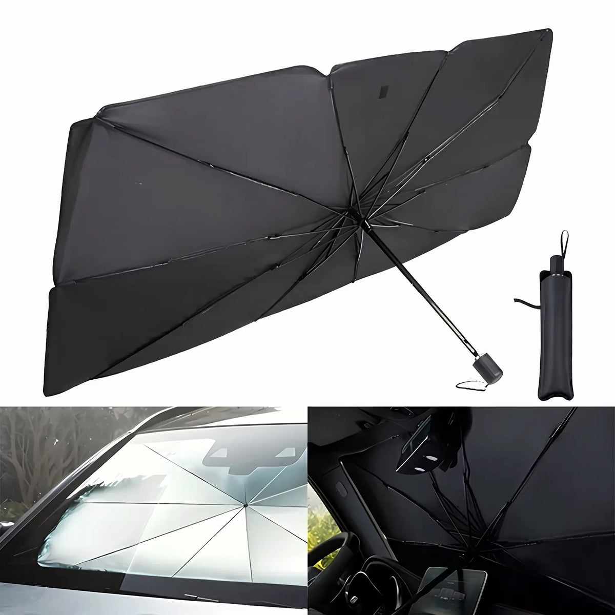 Inovile - Pare-soleil de voiture pliable et pratique